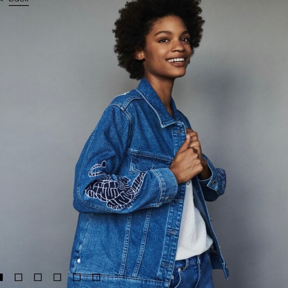 BRAND NEW MAJE DENIM JACKET
